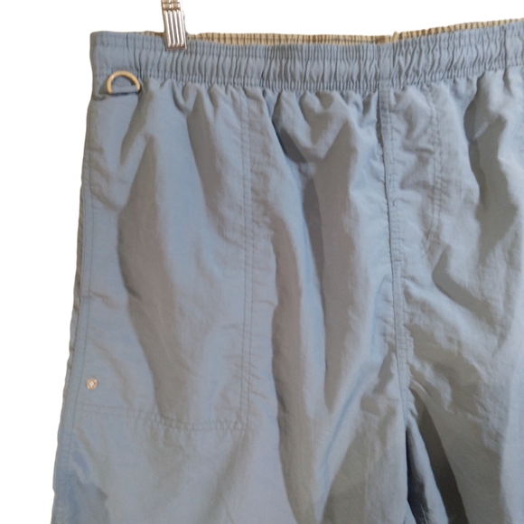 Hook & Tackle Fishing Shorts mens XL blue outdoor swim stash pocket - Picture 3 of 9